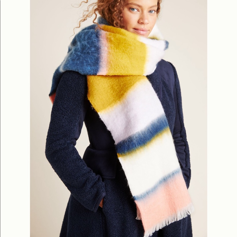 Anthropologie Helsinki Striped Scarf